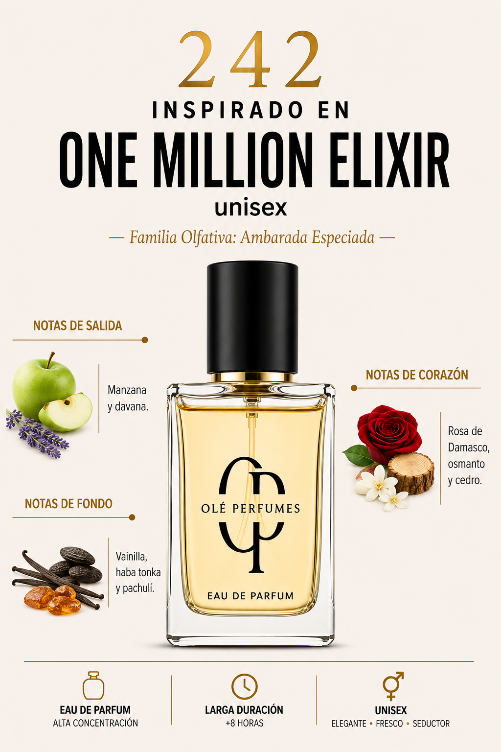 242 INSPIRADO EN ONE MILLION ELIXIR