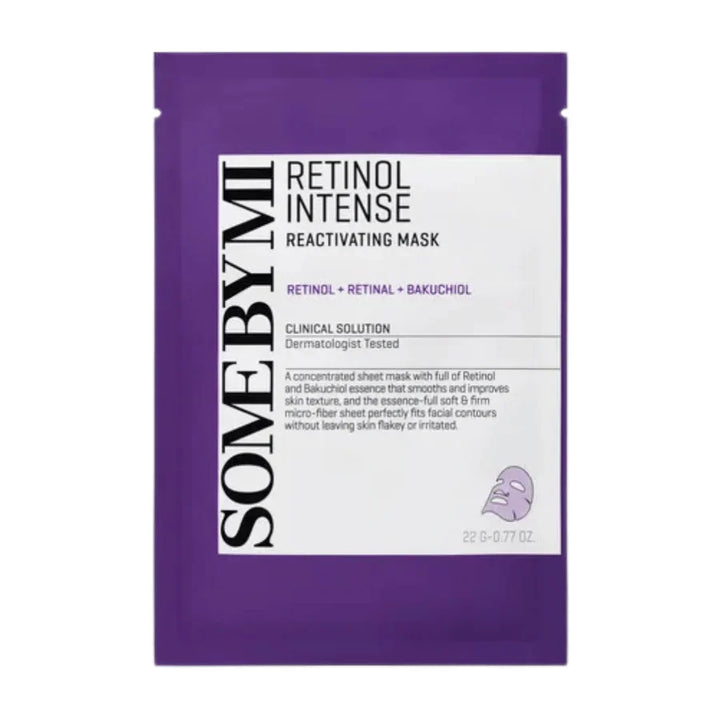 Some By Mi - Retinol Intense Reactivating Mask - Anti-Aging Sheet Mask - 22g