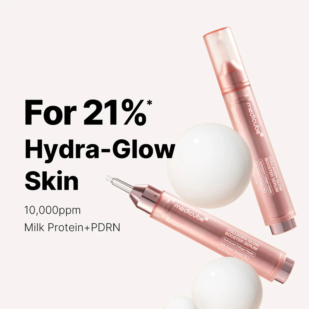 Medicube - Collagen Glow Booster Milk Serum - Moisturizing Face Serum with Collagen - 15ml