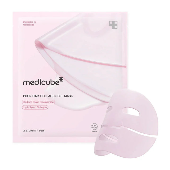 Medicube - PDRN Pink Collagen Jelly Gel Mask - Firming Hydrogel Face Mask - 1pc/28g
