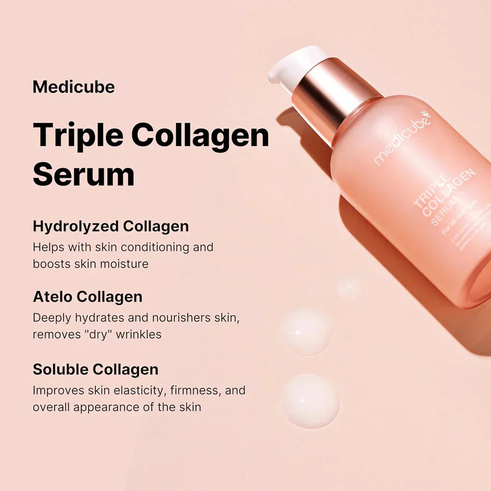 Medicube - Triple Collagen Serum - Firming Face Serum - 55ml,