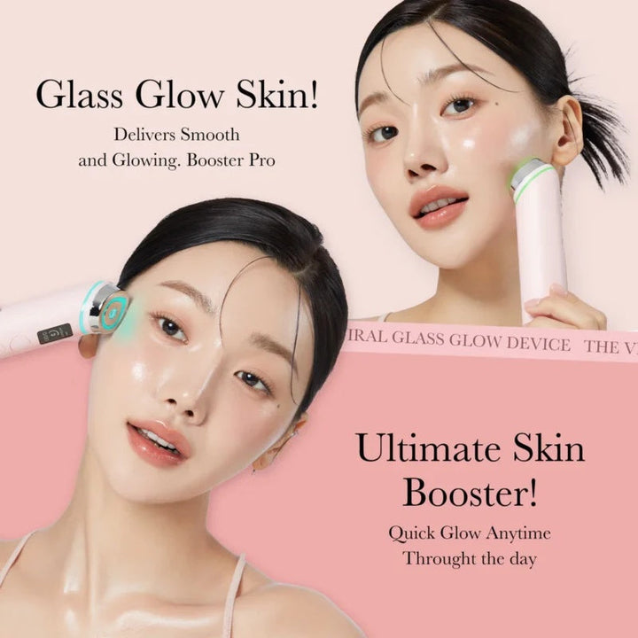 MEDICUBE – Age-R Booster Pro Rosa | Dispositivo Facial Avanzado para Reafirmar, Iluminar y Mejorar la Absorción