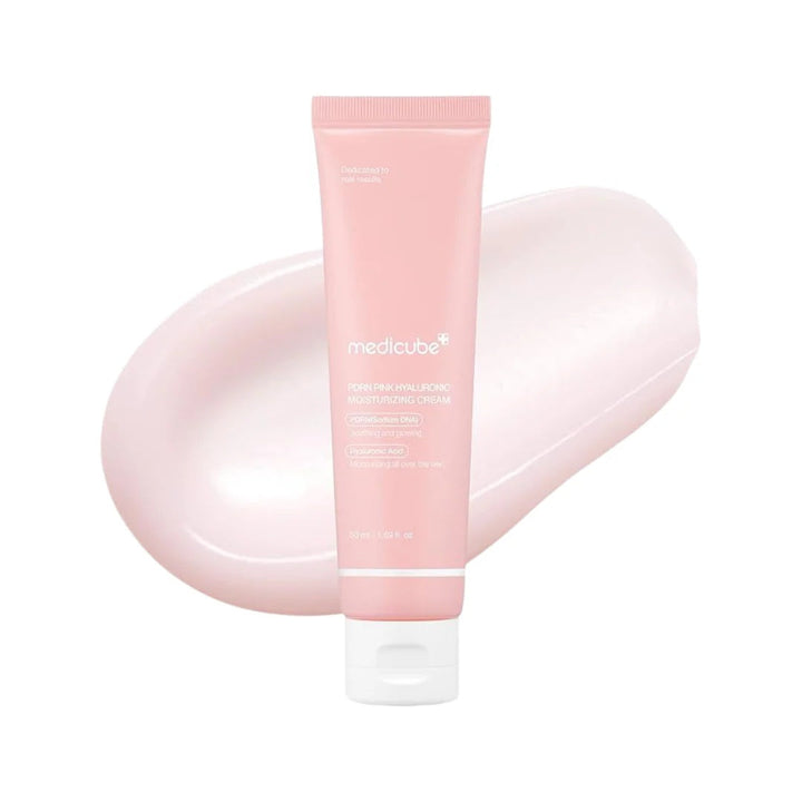 Medicube – Crema Hidratante PDRN Pink con Ácido Hialurónico 50ml – Regeneración y Luminosidad