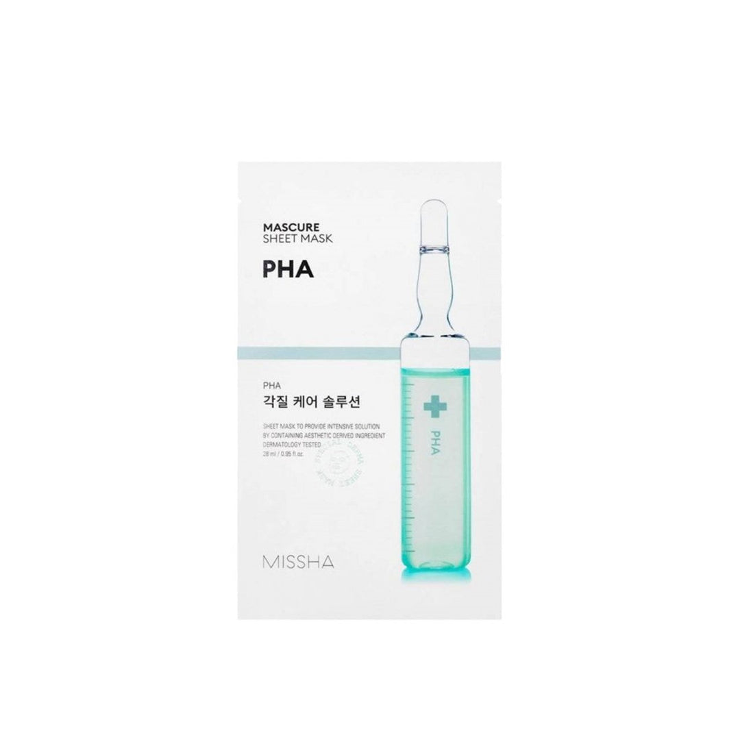 Missha - Mascure Peeling Solution Sheet Mask - PHA - PHA Acid Sheet Mask - 28ml, PHA