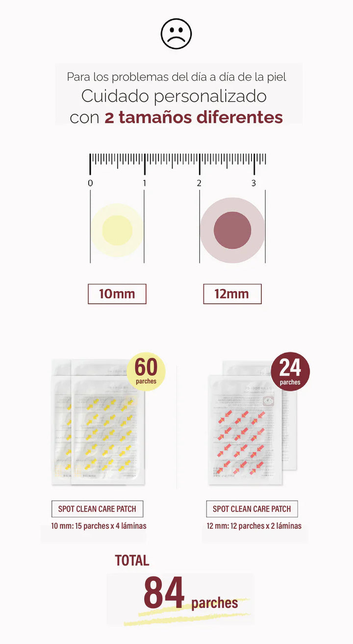 Mixsoon - Spot Clean Care Patch - Patches for Imperfections - 84pcs.