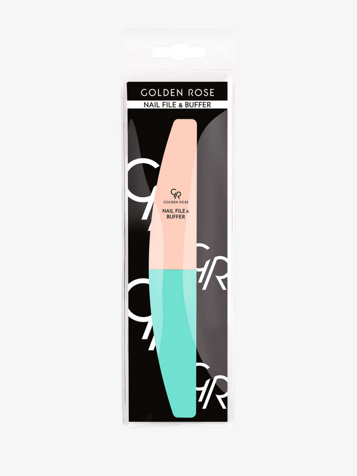 Lima y Pulidor Golden Rose – Uñas Suaves y Brillantes - Nail File and Buffer