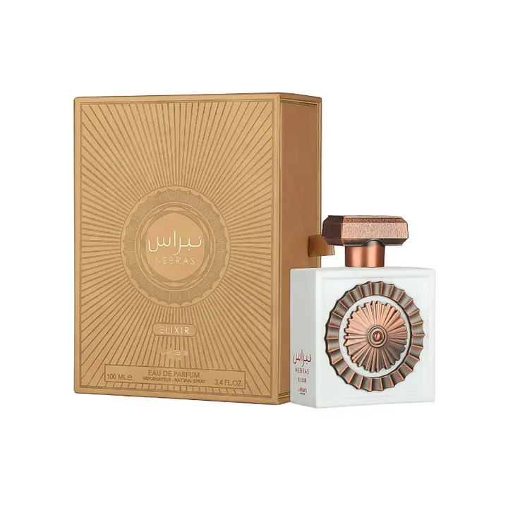 Nebras Elixir Lattafa – Caramelo, Leche y Vainilla Suave