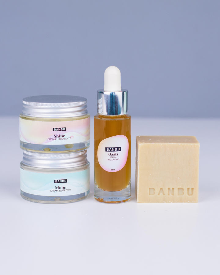 Pack Rutina Facial COMPLETA ECO - Well Aging PIEL SECA