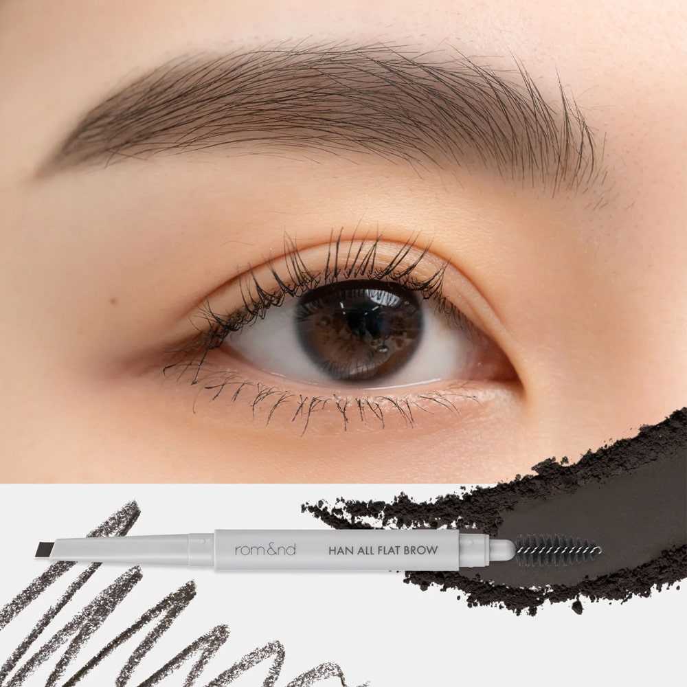 Rom&amp;Nd Han All Flat Brow C1 Classic Gray Eyebrow Pencil - 0.17 G