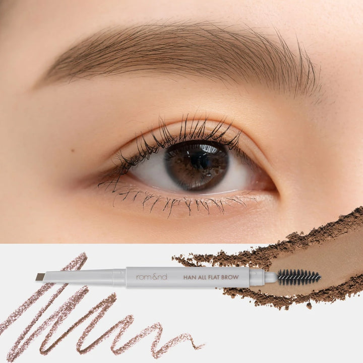 Rom&amp;Nd Han All Sharp Brow W3. Meery Blondy - 0.24 G Warm Blonde