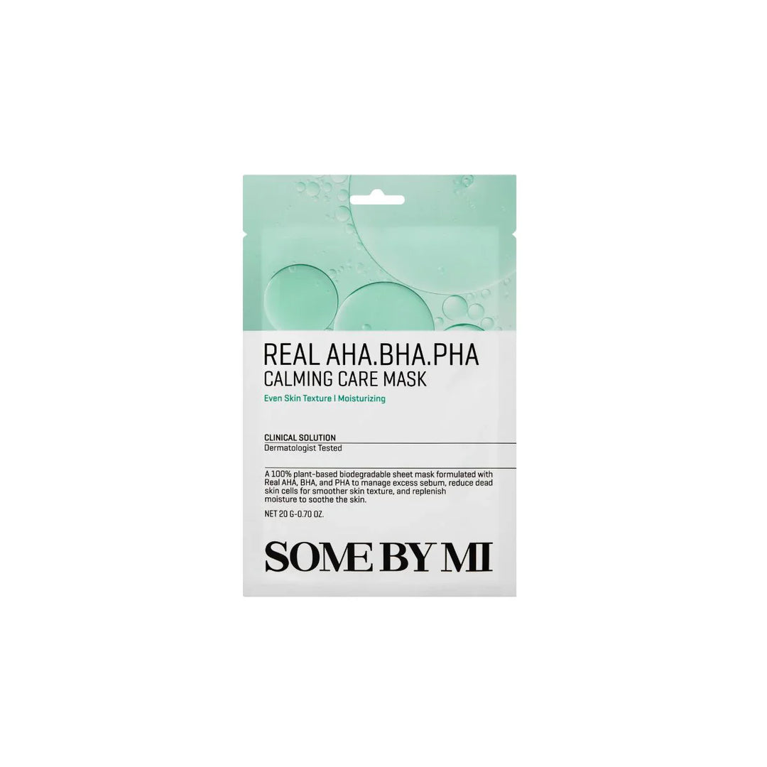 Some By Mi - Real AHA BHA PHA Calming Care Mask - 20g, AHA BHA PHA