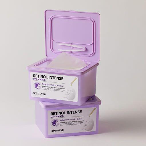 Some By Mi - Retinol Intense Daily Mask - Regenerating and Replenishing Sheet Mask Set - 350ml/30pcs