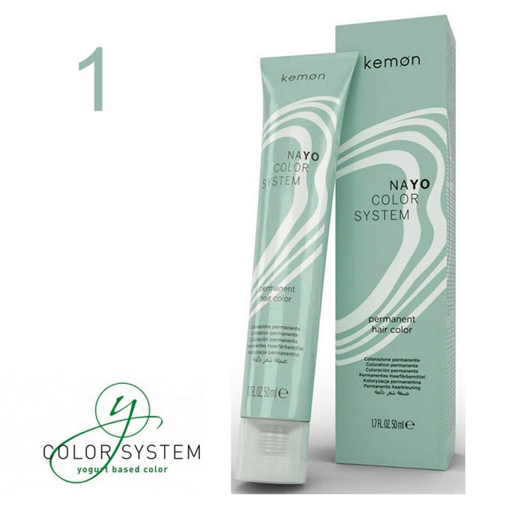Kemon - Tinte Nayo Color Natural 1 Negro 50 ml
