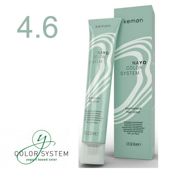 Kemon - Tinte Nayo Rojizo Violáceo 4.6 Castaño 50 ml