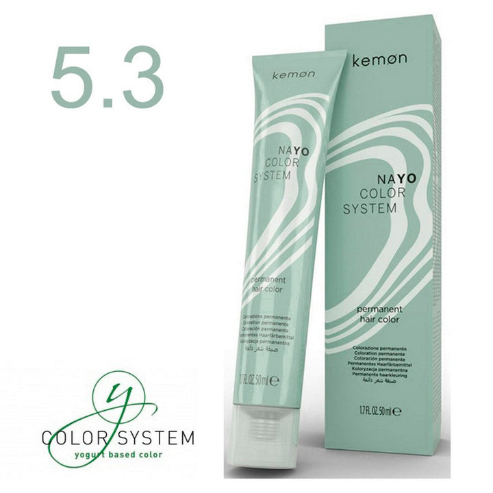 Kemon - Tinte Nayo Dorado 5.3 Castaño Claro 50 ml