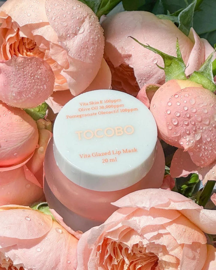 TOCOBO – Mascarilla de Labios Vita Glazed 20ml | Hidratación Intensa &amp; Brillo Nutritivo