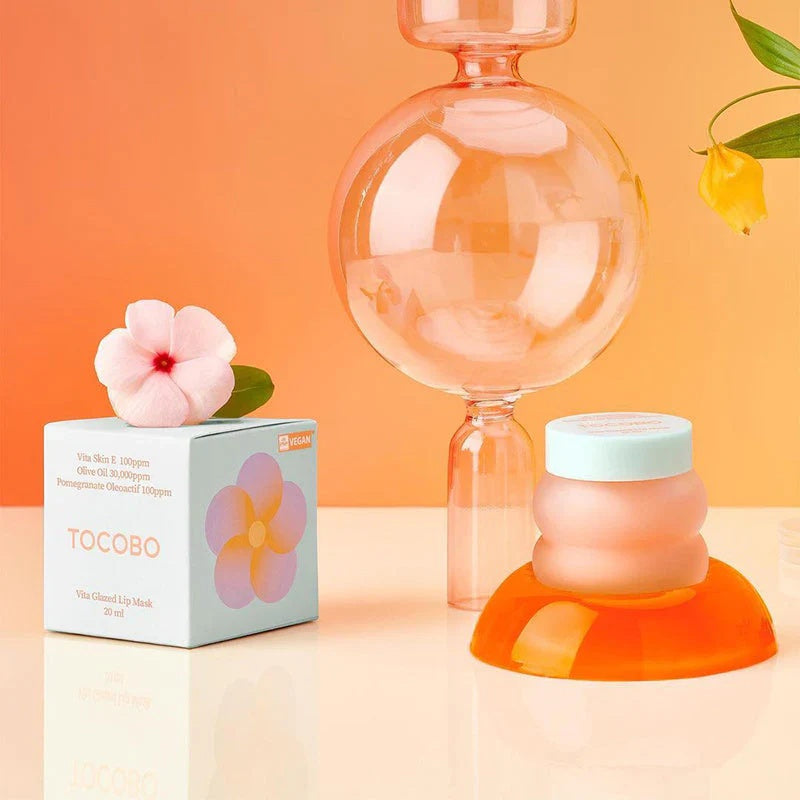 TOCOBO – Mascarilla de Labios Vita Glazed 20ml | Hidratación Intensa &amp; Brillo Nutritivo