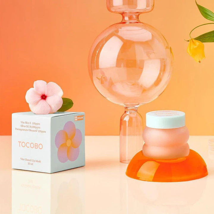 TOCOBO – Mascarilla de Labios Vita Glazed 20ml | Hidratación Intensa &amp; Brillo Nutritivo