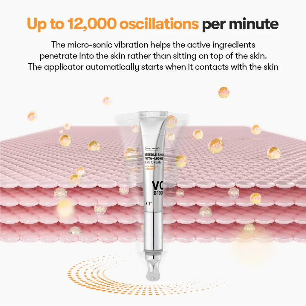 VT Cosmetics - Reedle Shot Vita-Light Eye Cream - Illuminating Eye Cream - 15ml