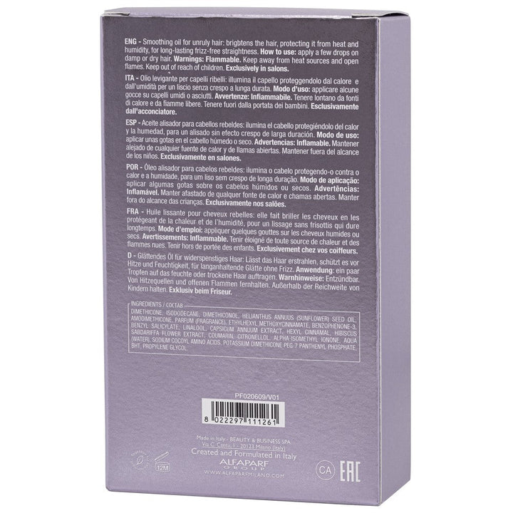 Alfaparf - Aceite Alisador Semi di Lino Smooth Smoothing 100 ml