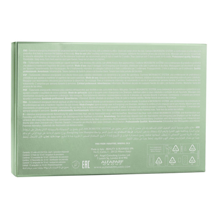 Alfaparf - Ampollas Anticaída Semi di Lino Scalp Renew Energizing Lotion 12 x 10 ml