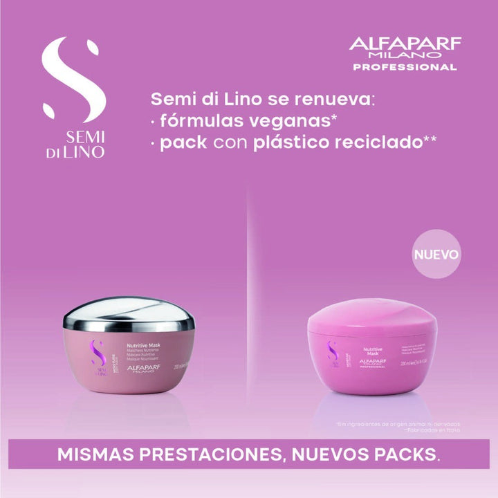 Alfaparf - Semi di Lino Mascarilla Nutritiva 200 ml