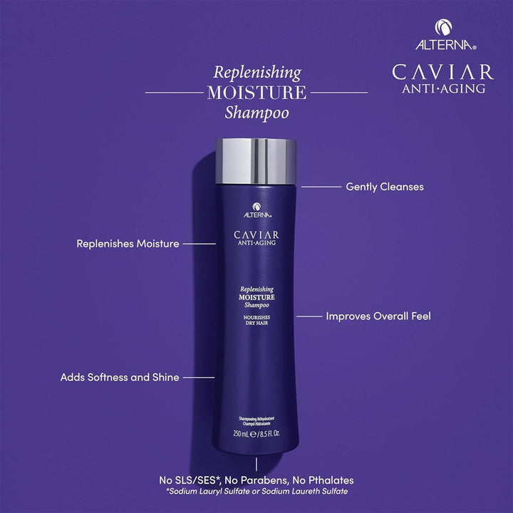 Alterna - Champú Hidratante Caviar Anti-Aging Replenishing Moisture 487 ml