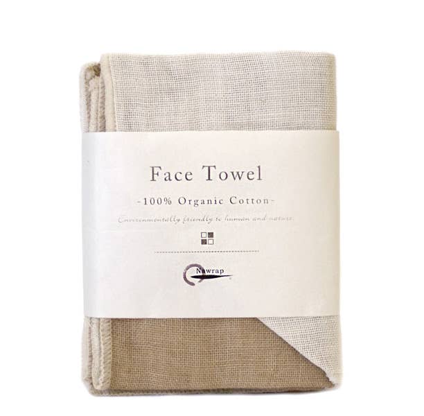 Toallas faciales de alta absorción - Orgánicas: Marfil / 35cmx35cm