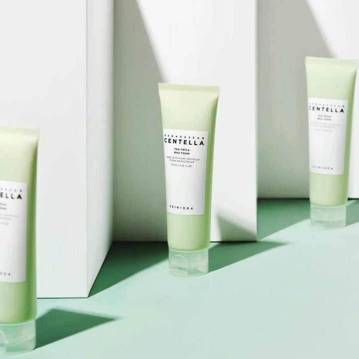 SKIN1004 Centella Tea-Trica BHA Foam | Espuma Facial Purificante con BHA – Cosmética Coreana K-Beauty (125ml)
