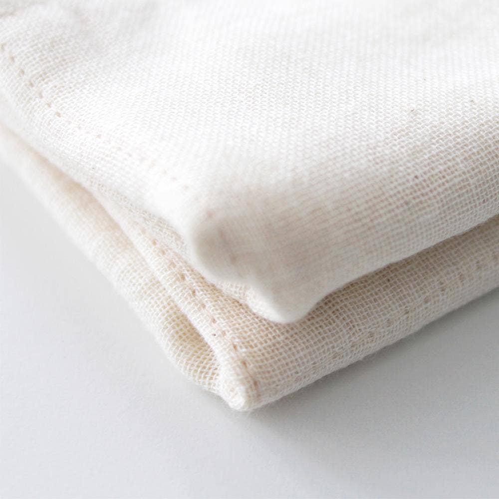 Toallas faciales de alta absorción - Orgánicas: Marrón / 35cmx35cm
