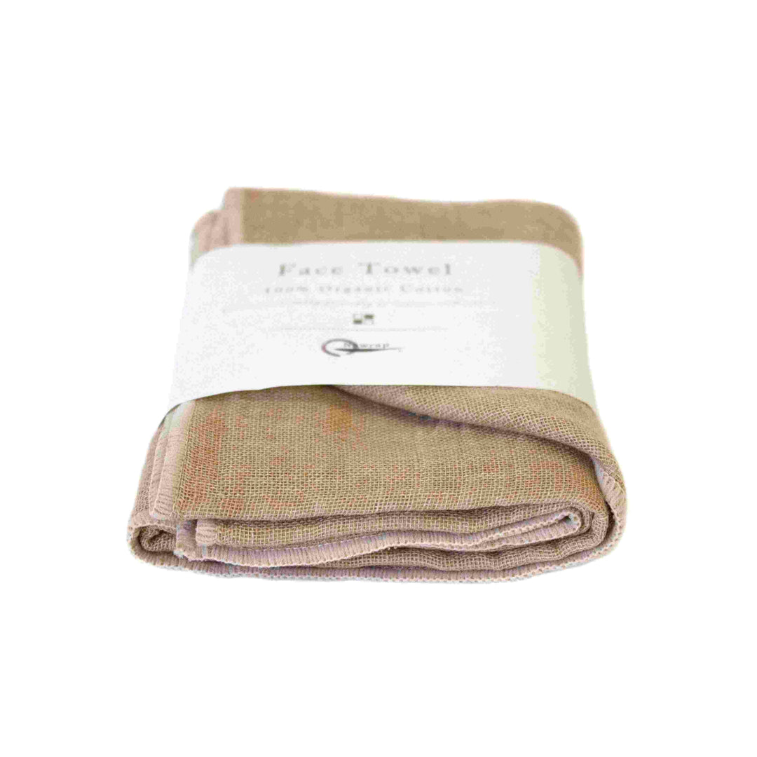 Toallas faciales de alta absorción - Orgánicas: Verde / 35cmx35cm