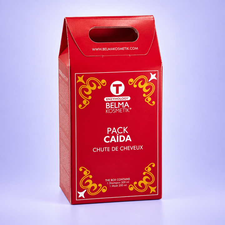 Belma kosmetik- Box stop-caida : Hair care shampoo,champú caida + Tratamiento intensivo,stop hair care 1