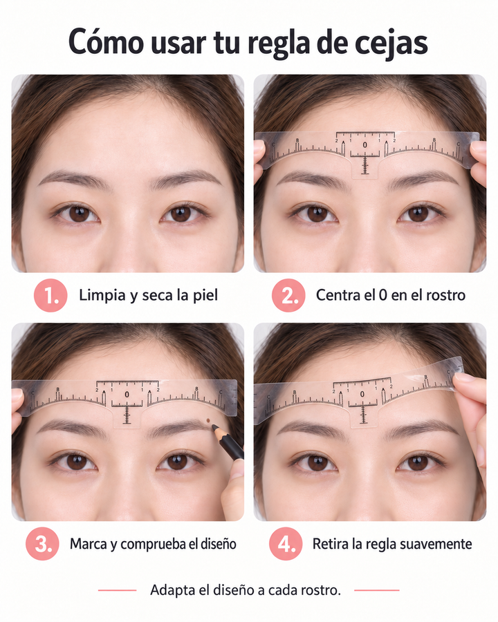 Reglas para diseño de cejas – Pack de 10 unidades