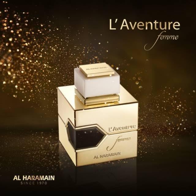 Al Haramain Perfume L’Aventure Femme  Árabe Mujer - Fragancia Oriental Femenina Exclusiva
