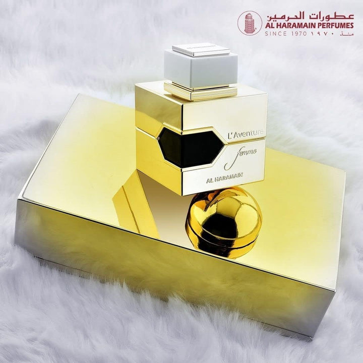 Al Haramain Perfume L’Aventure Femme  Árabe Mujer - Fragancia Oriental Femenina Exclusiva
