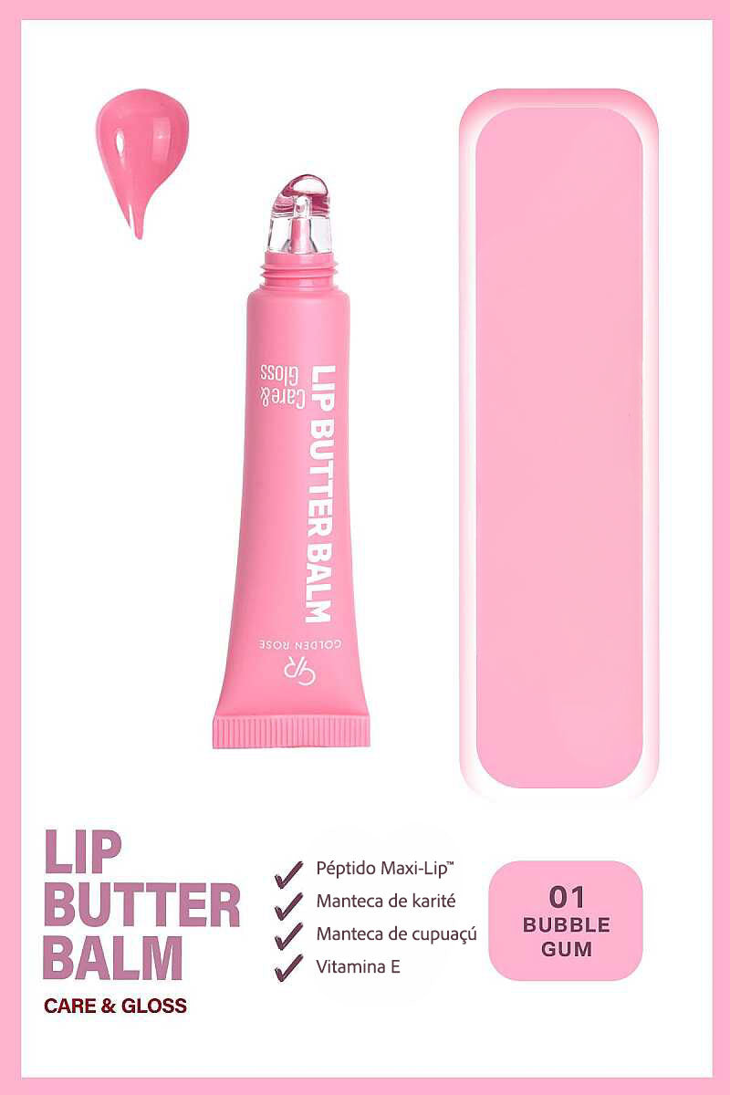 Lip Butter Balm Care&amp;Gloss - Bálsamo labial con color