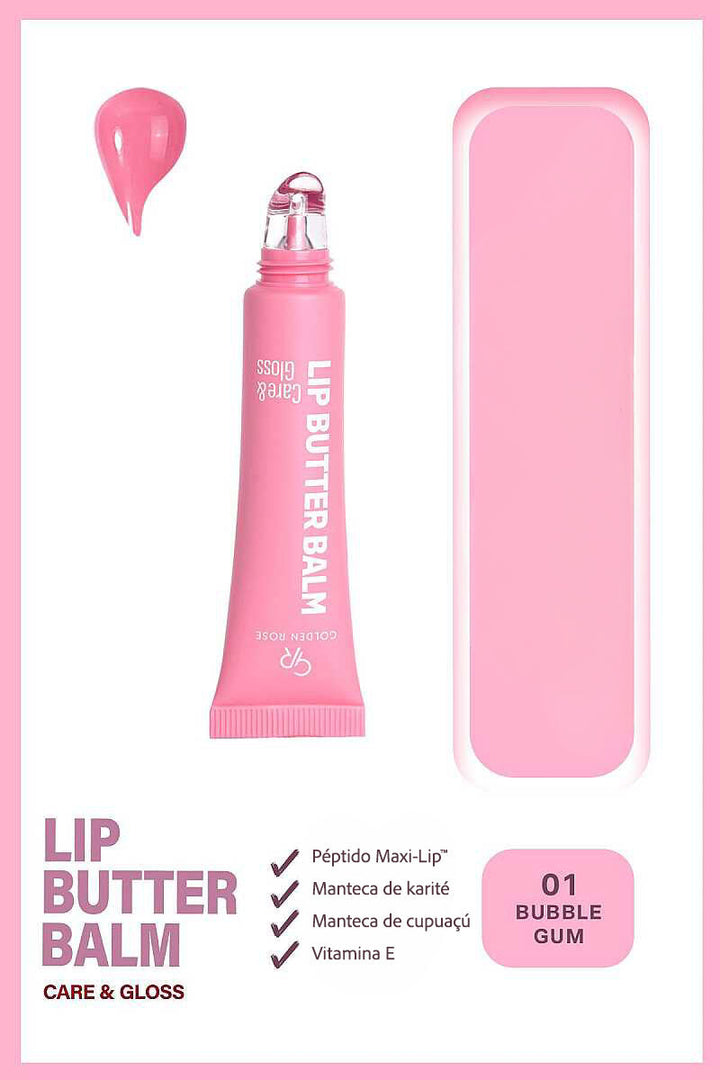 Lip Butter Balm Care&amp;Gloss - Bálsamo labial con color