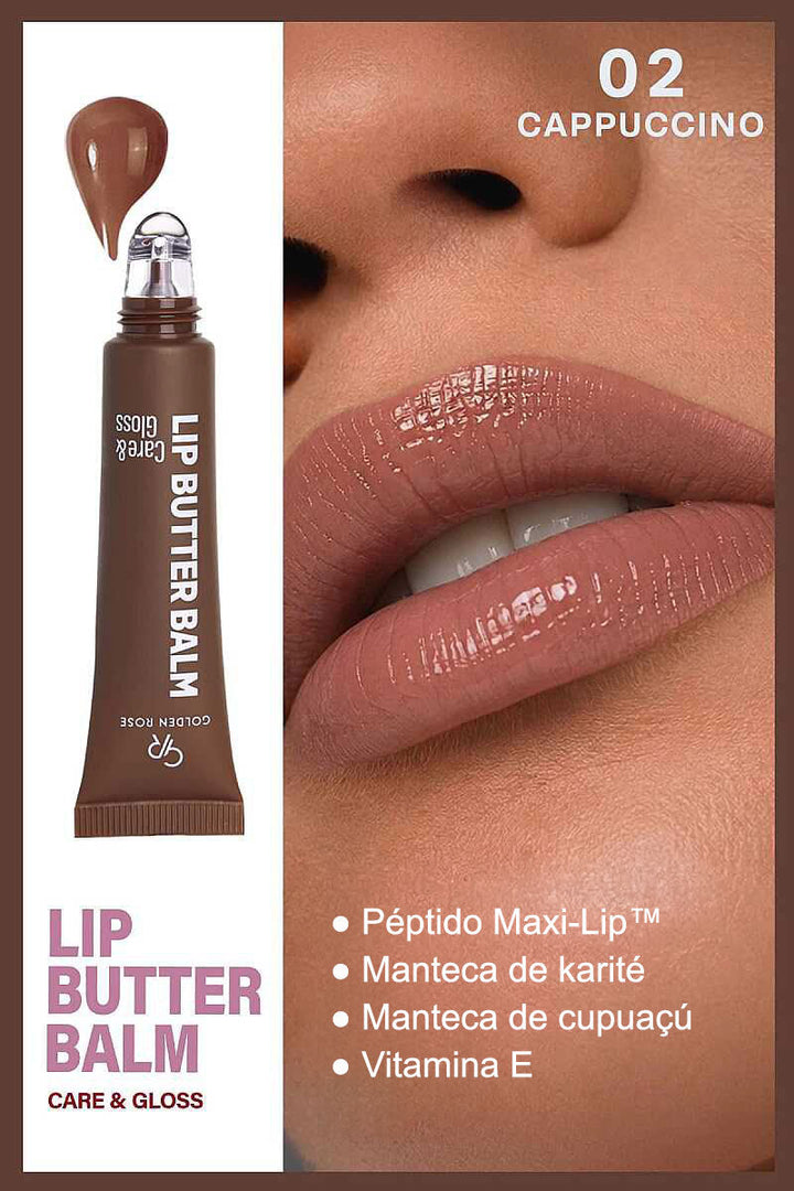 Lip Butter Balm Care&amp;Gloss - Bálsamo labial con color