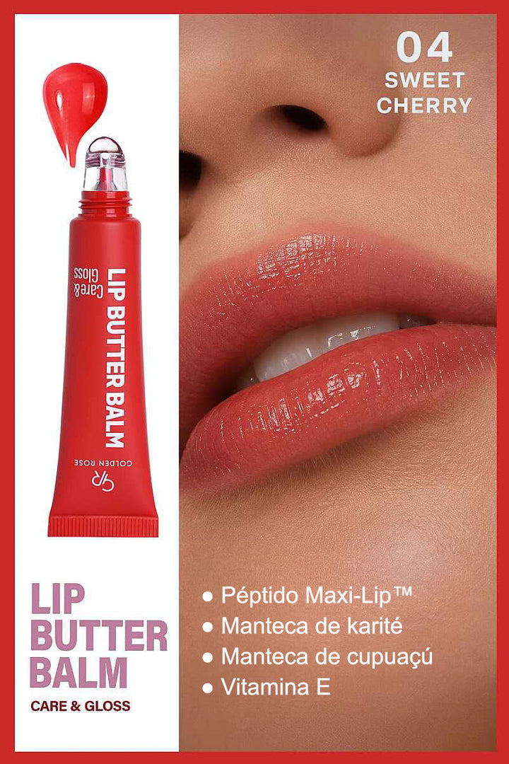 Lip Butter Balm Care&amp;Gloss - Bálsamo labial con color