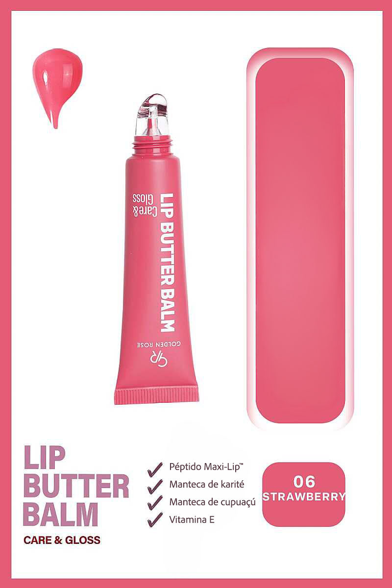 Lip Butter Balm Care&amp;Gloss - Bálsamo labial con color