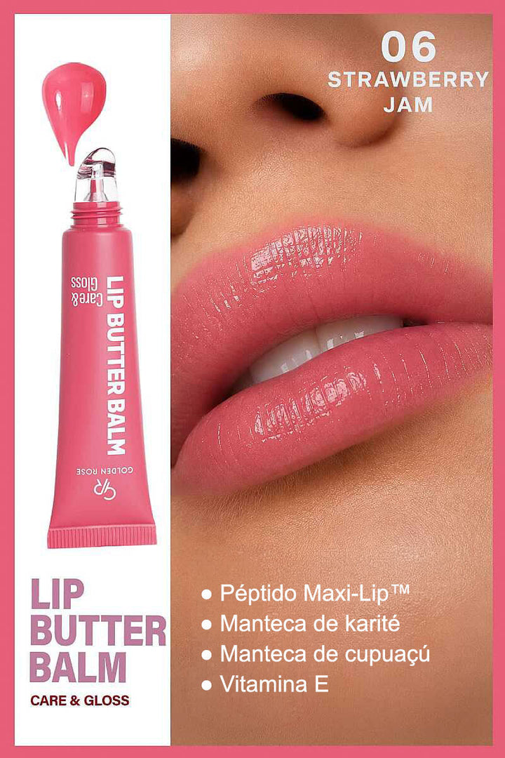 Lip Butter Balm Care&amp;Gloss - Bálsamo labial con color