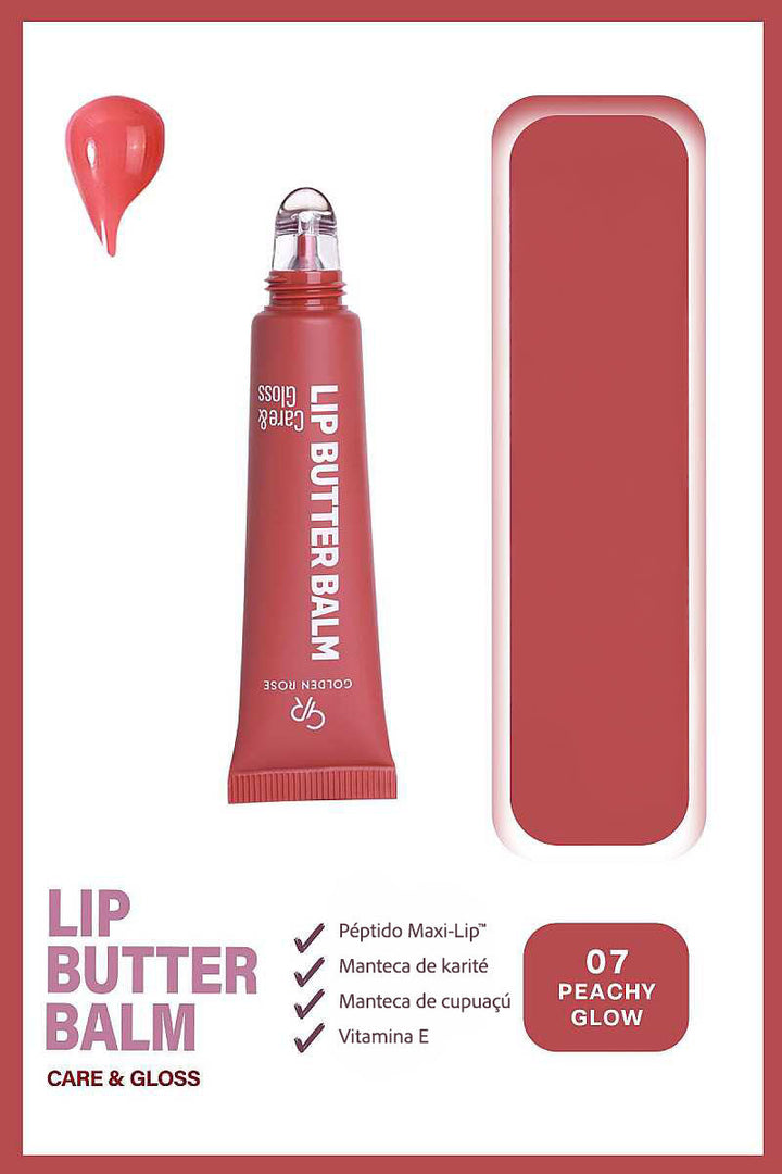 Lip Butter Balm Care&amp;Gloss - Bálsamo labial con color