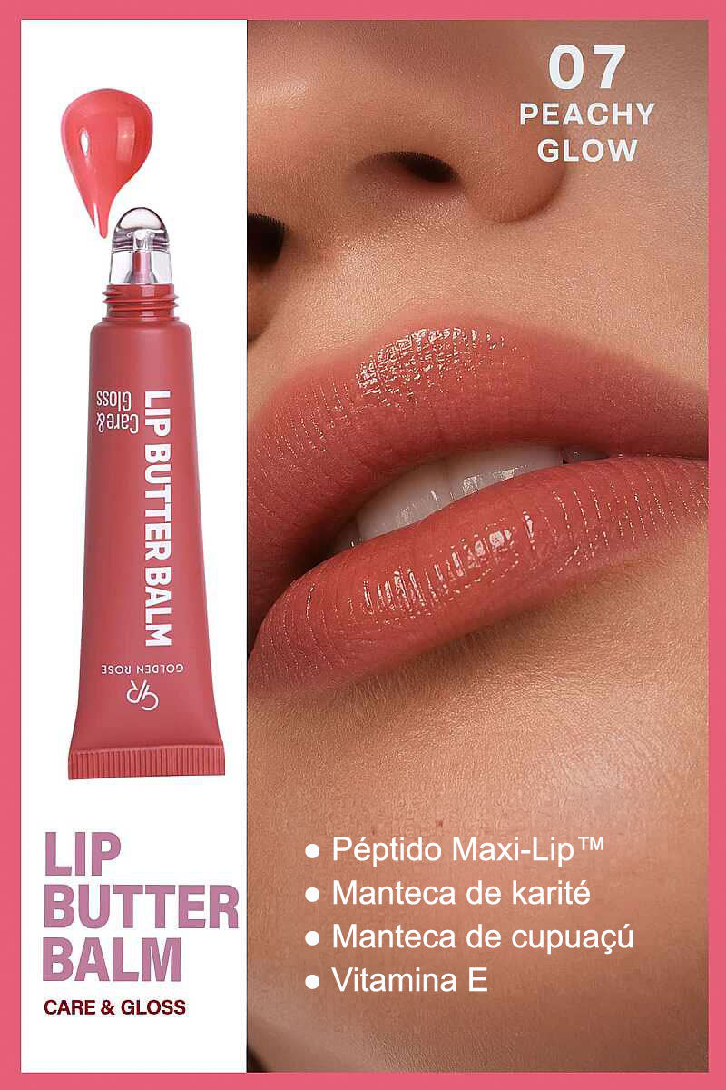 Lip Butter Balm Care&amp;Gloss - Bálsamo labial con color