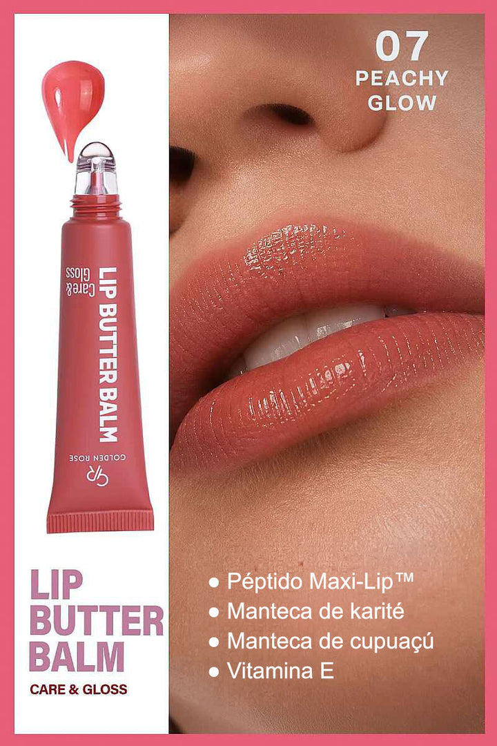 Lip Butter Balm Care&amp;Gloss - Bálsamo labial con color