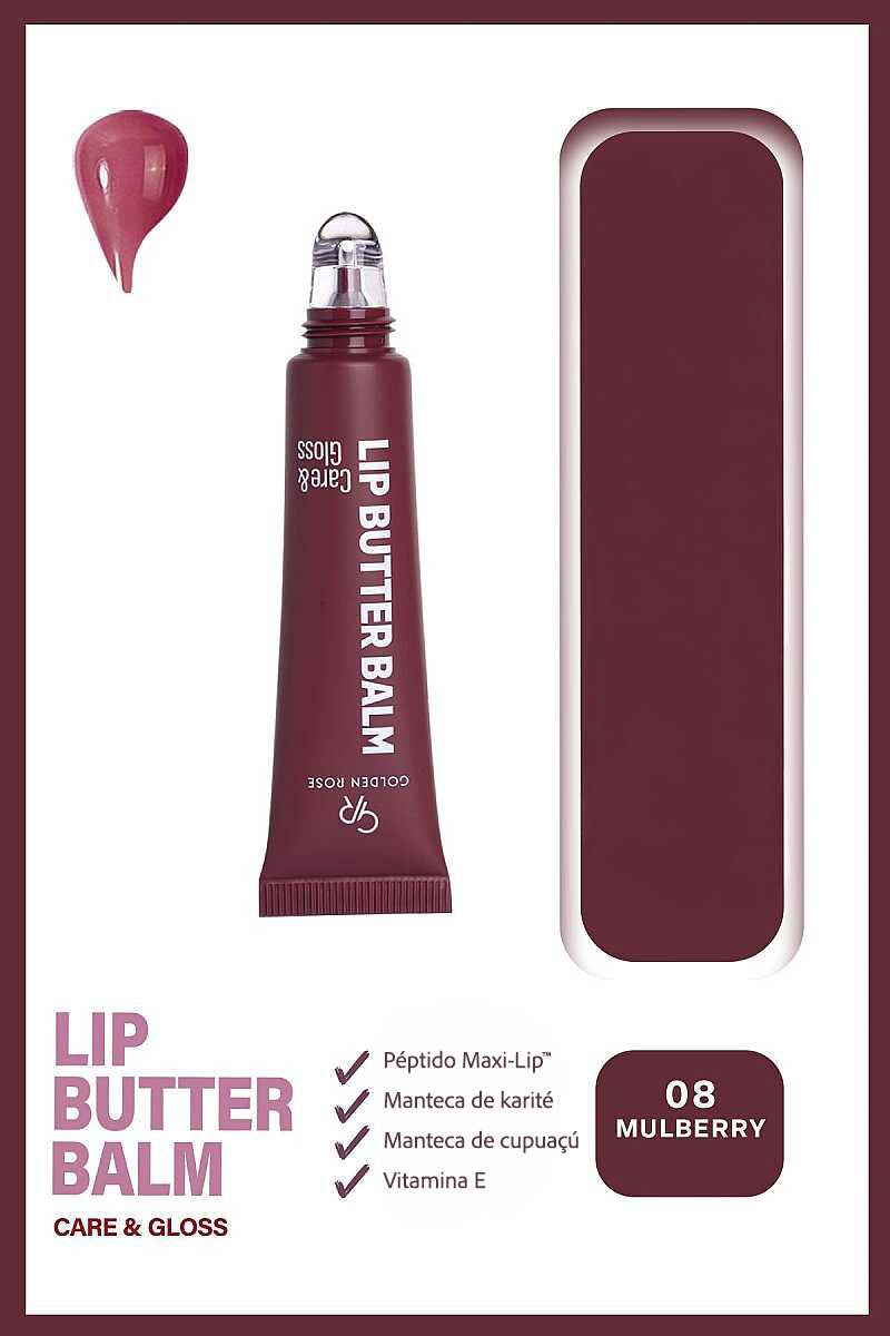 Lip Butter Balm Care&amp;Gloss - Bálsamo labial con color