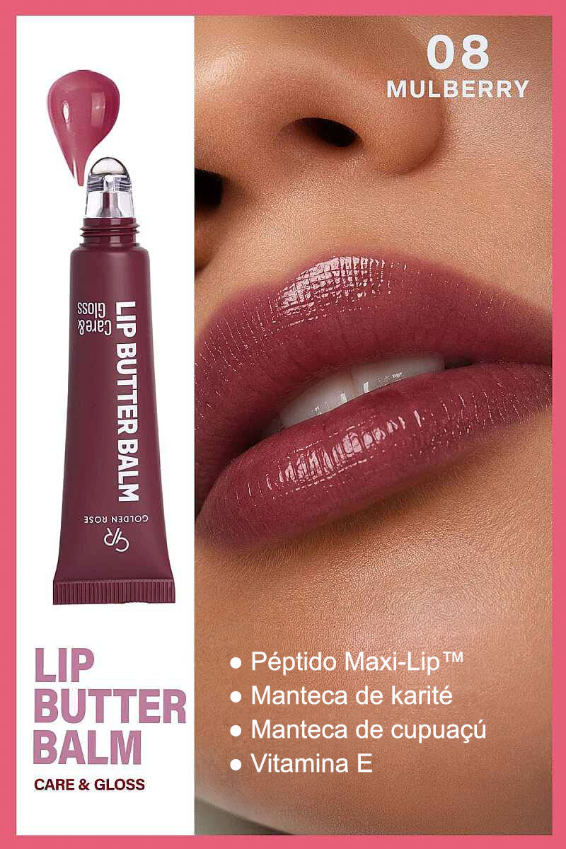 Lip Butter Balm Care&amp;Gloss - Bálsamo labial con color