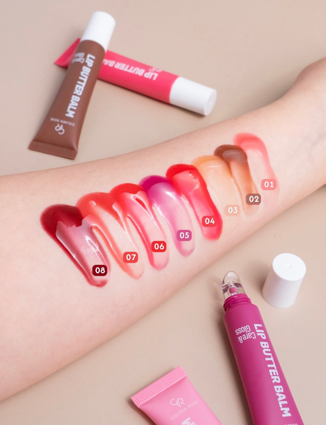Lip Butter Balm Care&amp;Gloss - Bálsamo labial con color