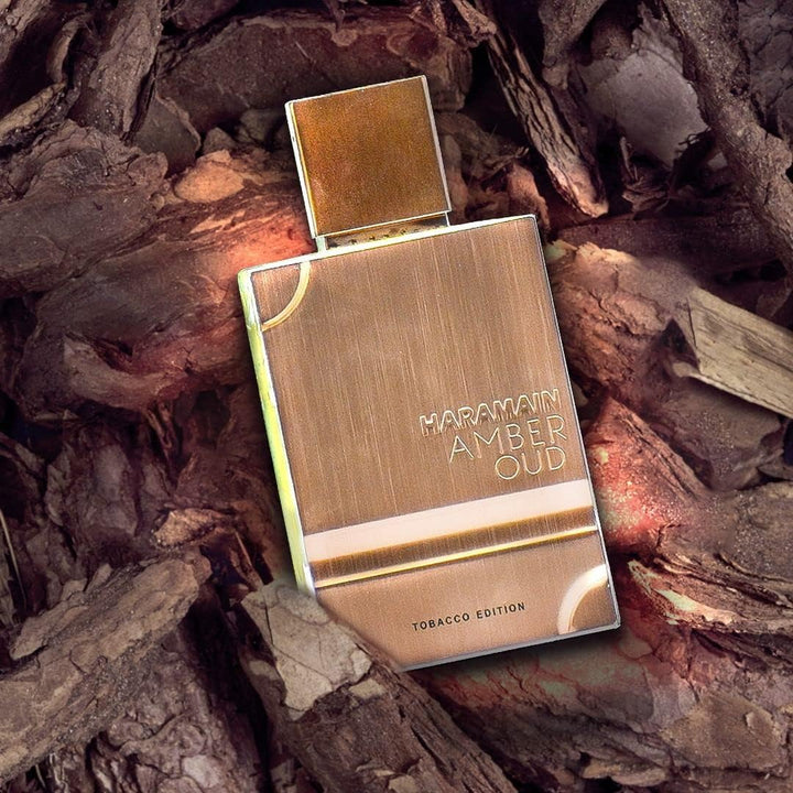 Al Haramain Amber Oud Tobacco Edition 60 ml | Eau de Parfume Spray para mujer | Fragancia oriental | Perfume unisex árabe de lujo