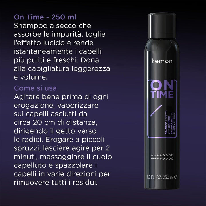 Kemon - Champú en Seco Hair Style On Time 250 ml