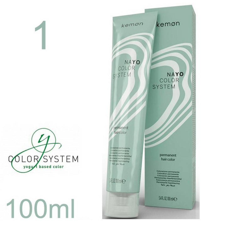 Kemon - Tinte Nayo Color Natural 1 Negro 100 ml